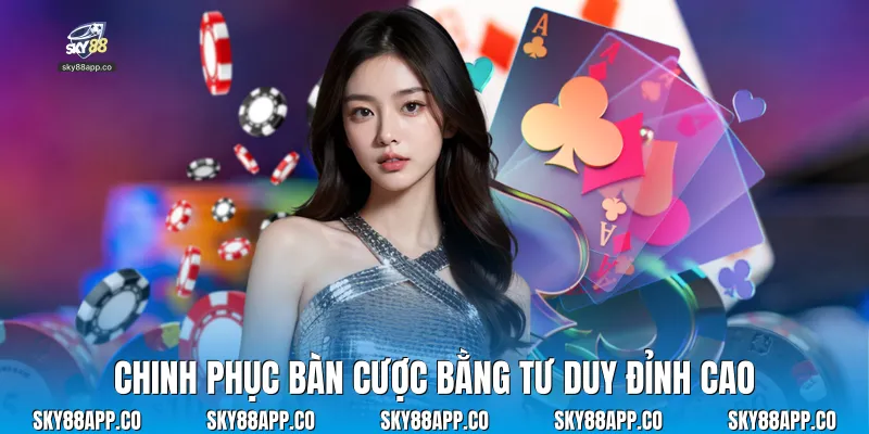 Chinh phục bàn cược bằng tư duy đỉnh cao