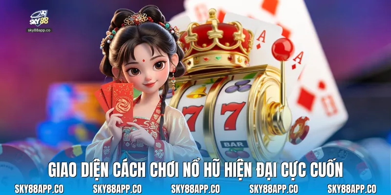 Giao diện cách chơi nổ hũ hiện đại cực cuốn