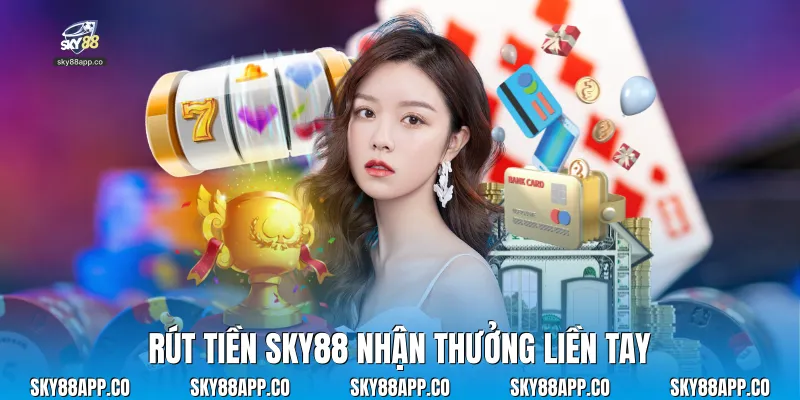 Rút tiền Sky88 nhận thưởng liền tay