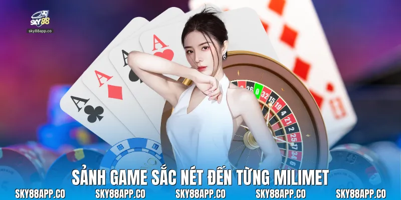 Sảnh game sắc nét đến từng milimet